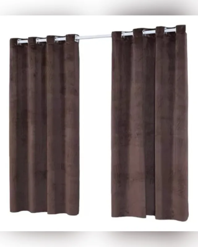 Cortina Aveludada 80% Blackout Janela