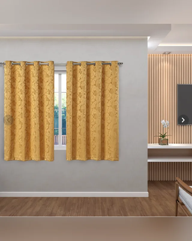 Cortina Jacquard Janela