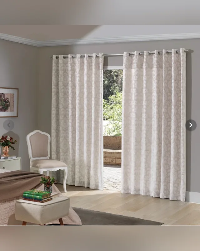 Cortina Jacquard Sala